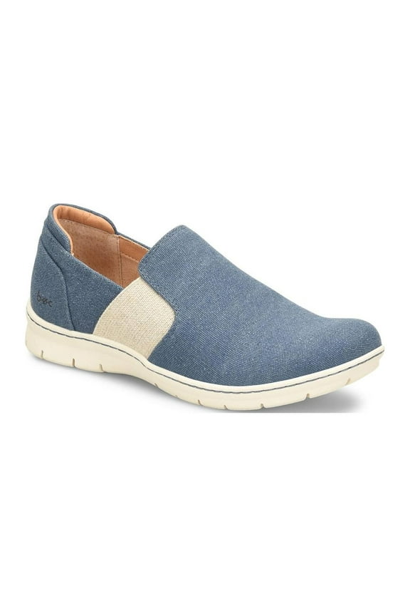Women's Blue Seaham Comfort Slip On Shoes