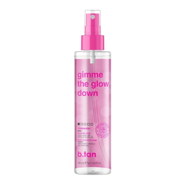B.Tan Body Spray - Gimme The Glow Down, Facial Tan Mist, 6.4 fl oz