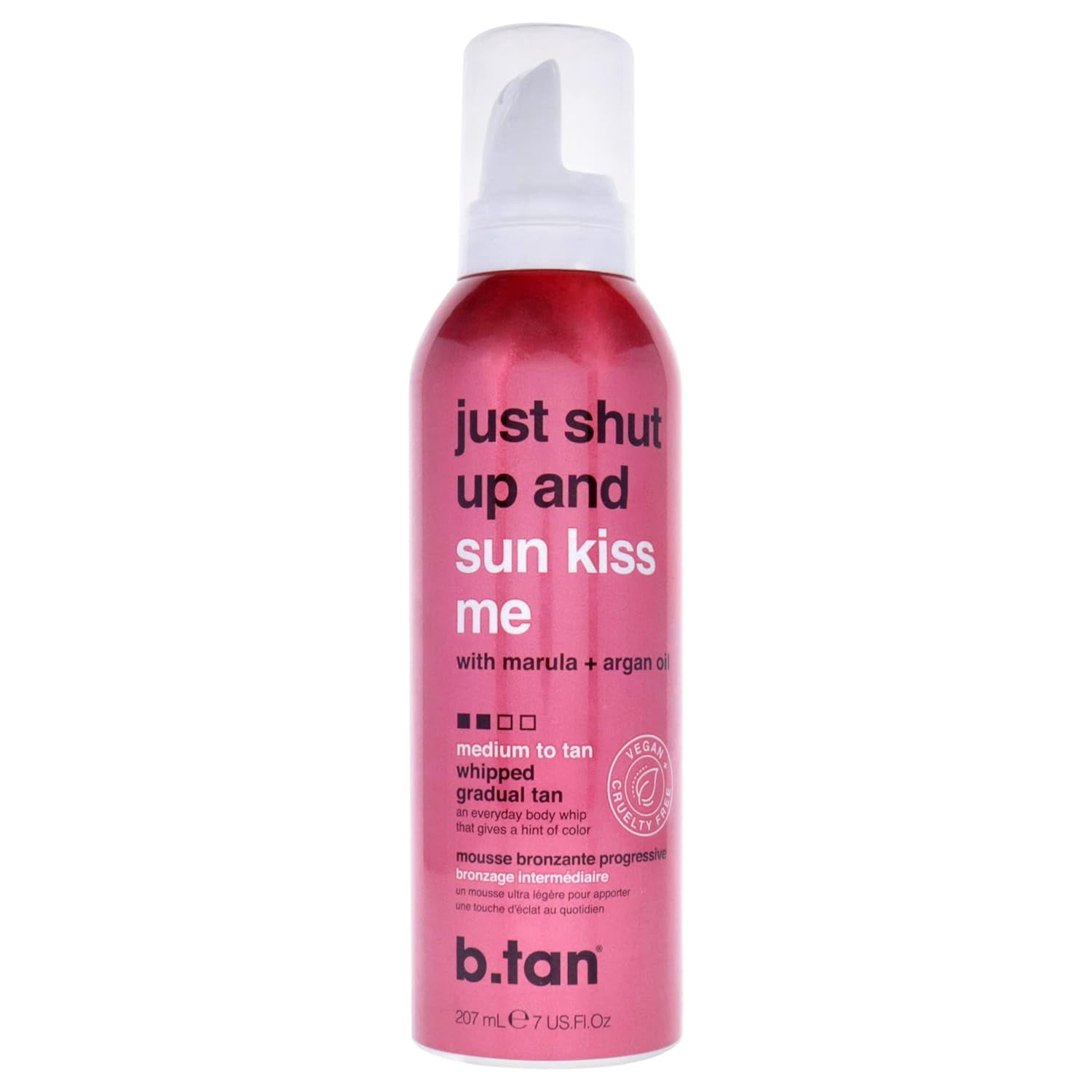 b.tan just shut up and sun kiss me whipped gradual tan with marula ...