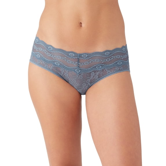 b.tempt'd by Wacoal Women's Lace Kiss Hipster Panty, Infinity, Small