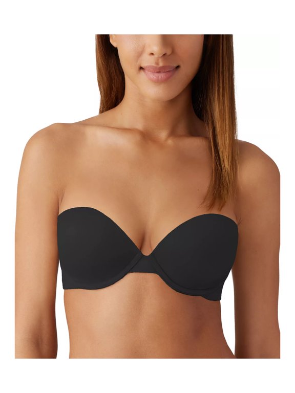 by Wacoal Future Foundation Women's 36DD Push-Up Strapless Plunge Underwire Seamless Bra, Night