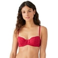 thumbnail image 1 of b.tempt'd by Wacoal Women's Ciao Bella Balconette Bra, Persian Red, 34D, 1 of 2