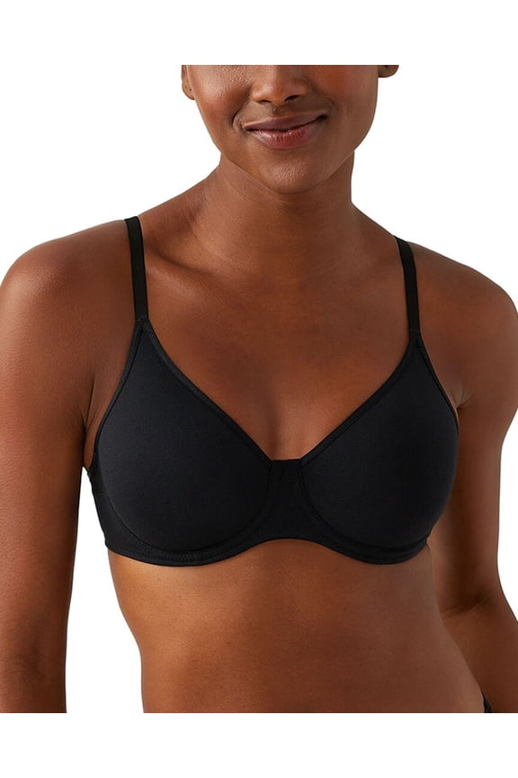 by Wacoal Women's Cotton to a Tee Underwire Bra, Night, 36C