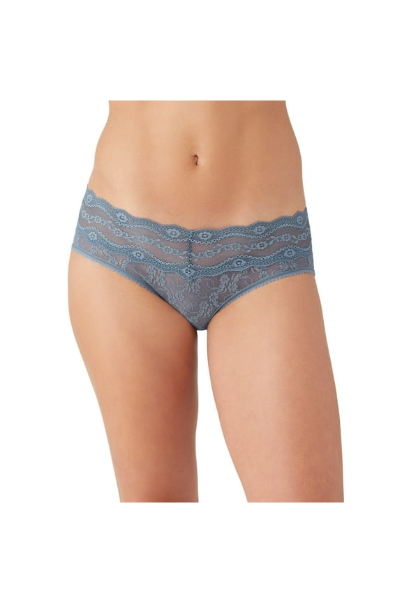 by Wacoal Women's Lace Kiss Hipster Panty, Infinity, Medium