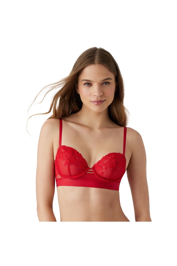 by Wacoal Women's Opening Act Underwire Bra, Haute Red, 32D