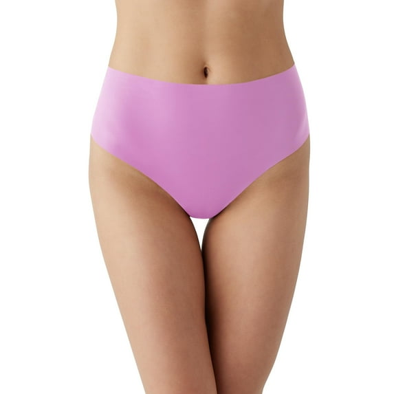 b.tempt'd by Wacoal Women's b.Bare Hi Waist Thong, Smoky Grape, Large