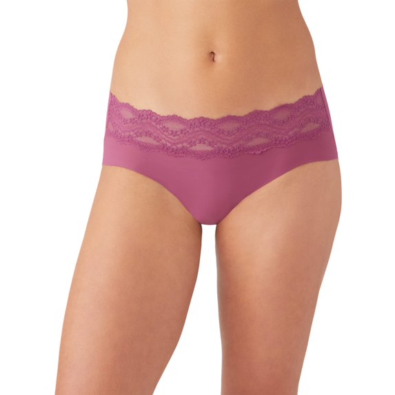 b.tempt'd by Wacoal Womens b.bare Hipster Panty, Raspberry, Medium