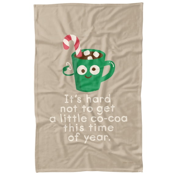 bCreative - David Olenick Blanket, 36'x58' Mallow Out Fleece Blanket
