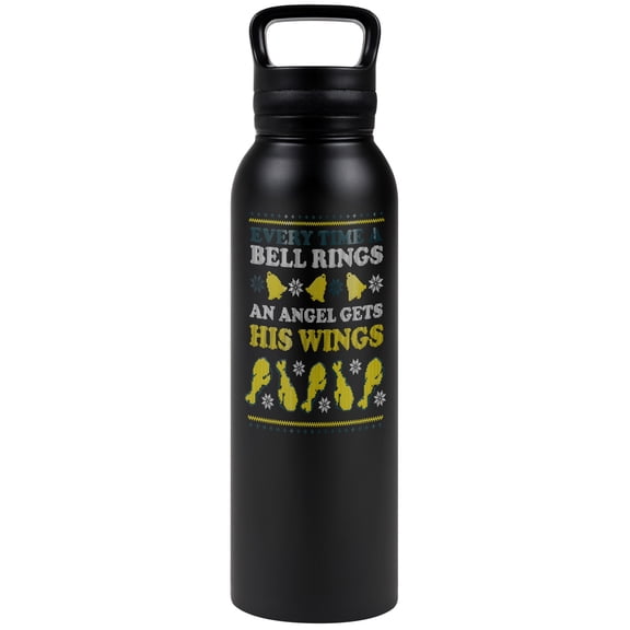 bCreative - LCT Creative Official Every Time A Bell Rings 24 oz Insulated Canteen Water Bottle, Leak Resistant, Vacuum Insulated Stainless Steel with Loop Cap