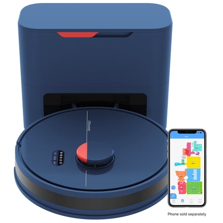 BOBSWEEP DUSTIN WI-FI CONNECTED SELF-EMPTYING ROBOT VACUUM AND...