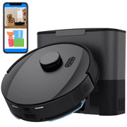 bObsweep PET24-7-913 UltraVision Self-Empty Robot Vacuum & Mop, Carbon Steel