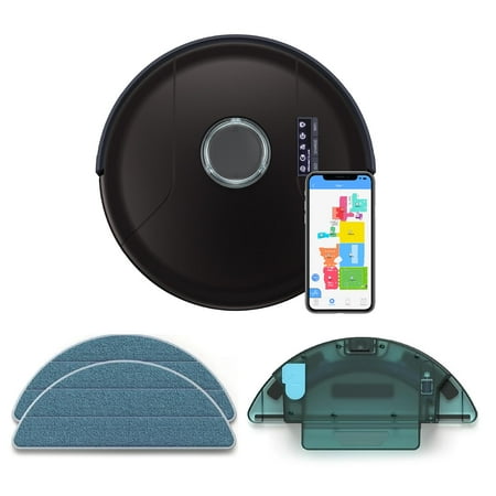 bObsweep - PetHair SLAM Wi-Fi Connected Robot Vacuum and Mop - Jet