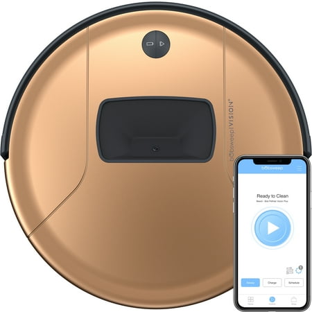 bObsweep - PetHair Vision PLUS Wi-Fi Connected Robot Vacuum & Mop - Beech
