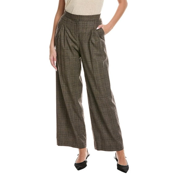 ba&sh womens  Cadwin Wool-Blend Pant, 40, Brown