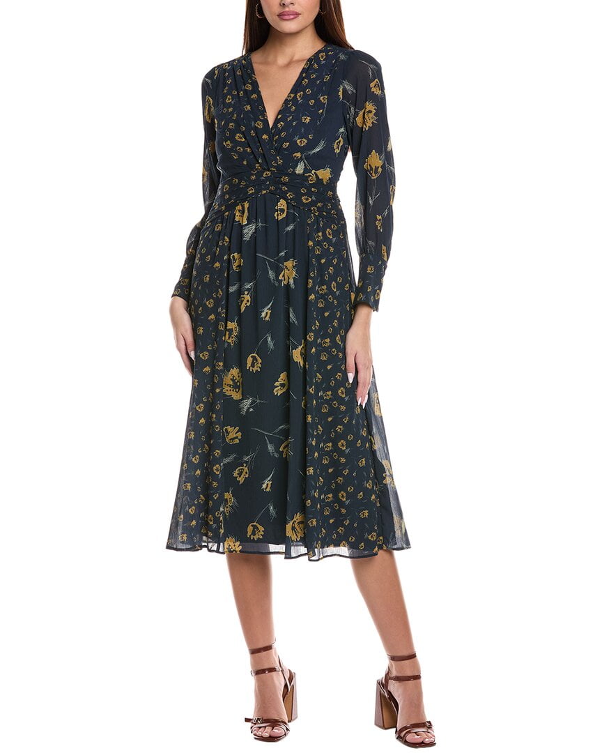 Buy ba&sh womens Finaya Midi Dress, 0XS, Blue at Ubuy Morocco