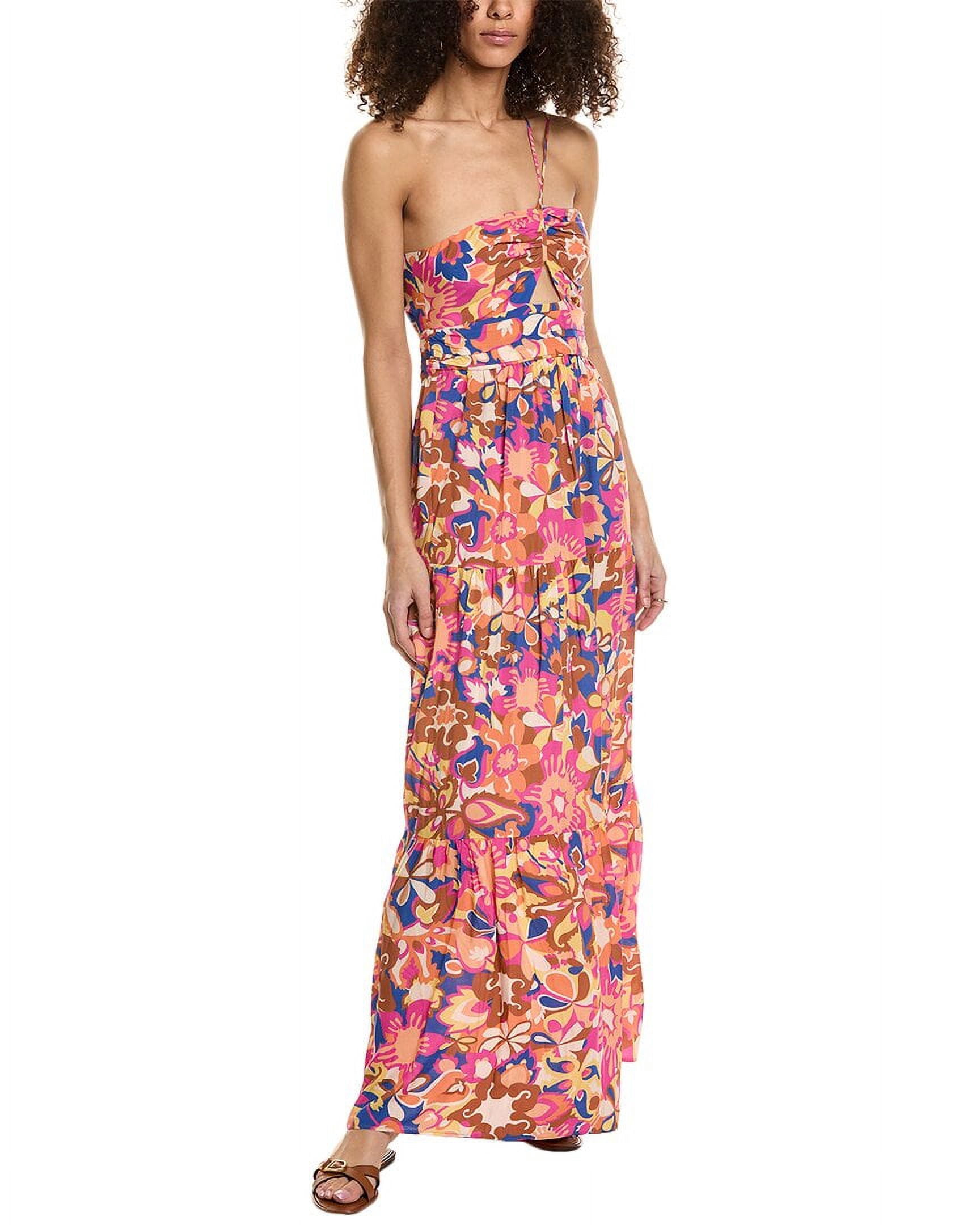 ba&sh womens Maxi Dress, 3/L, Pink - Walmart.com