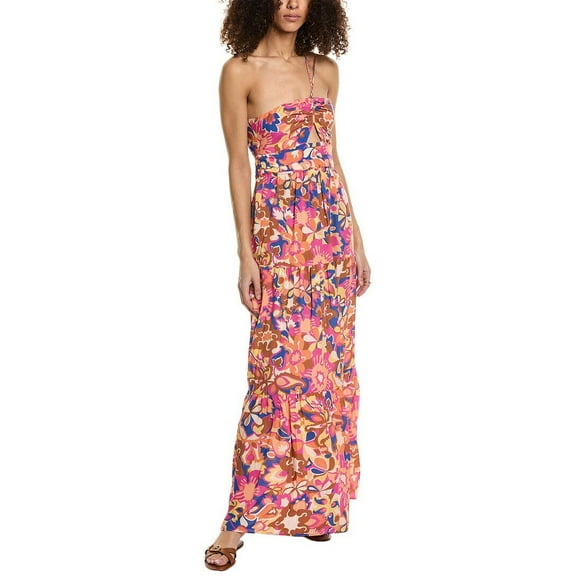 ba&sh womens  Maxi Dress, 3/L, Pink