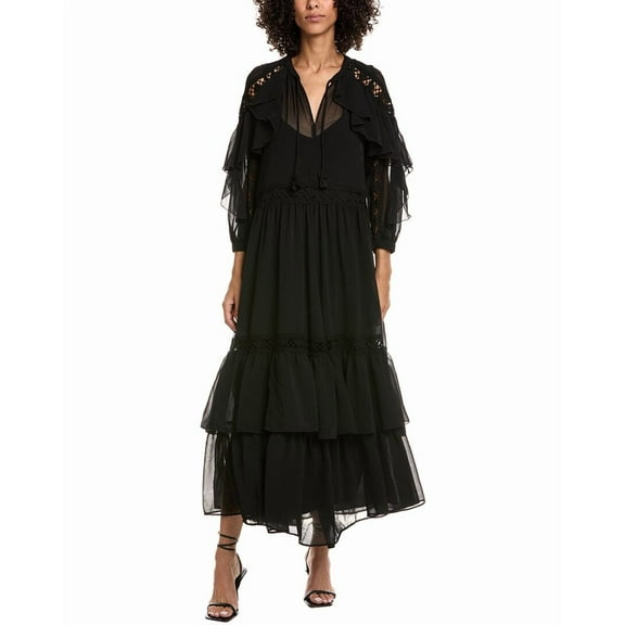 ba&sh womens  Meloe Midi Dress, 0