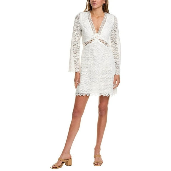 ba&sh womens  Mini Dress, 0/XS, White