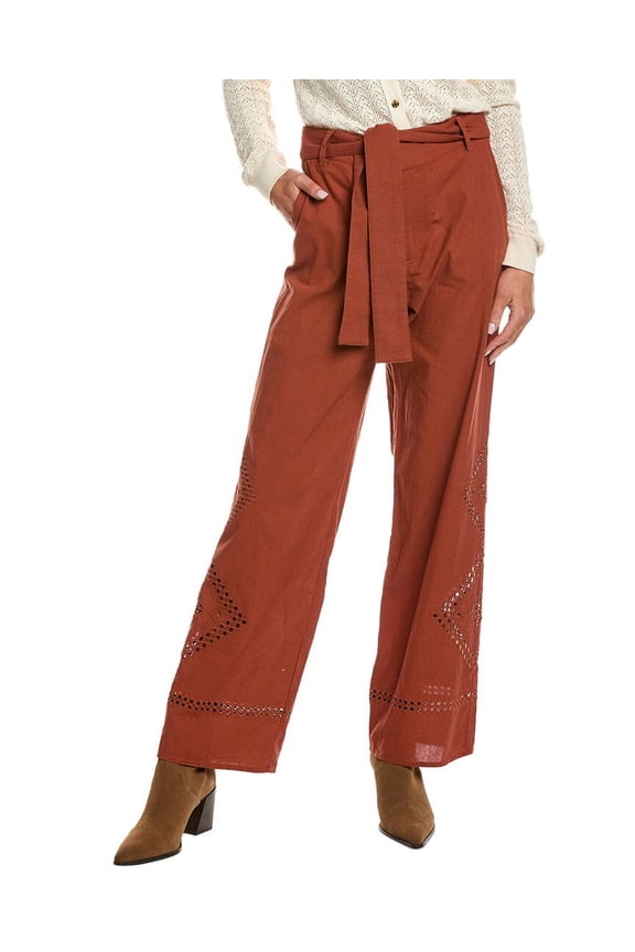 womens Pant, 36, Red