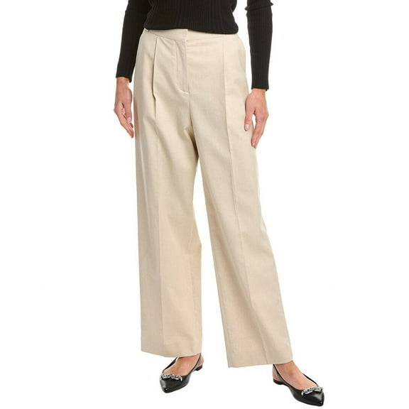 ba&sh womens  Pleated Pant, 34, Beige