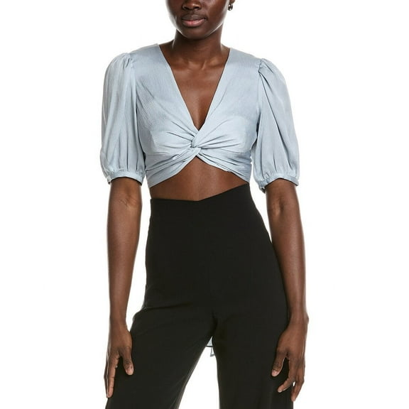 ba&sh womens  Wanto Top, 0/XS, Blue