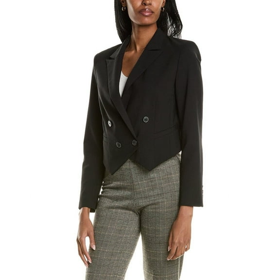 ba&sh womens  Wool-Blend Blazer, 1/S, Black