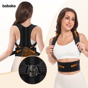 babaka Posture Corrector for Women & Men, Adjustable Full Back Support, Pain Relief, Spine Corrector Large Waist 30-39