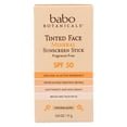 thumbnail image 1 of babo BOTANICALS - Tinted Face Mineral Sunscreen Stick SPF 50 Fragrance Free Natural Glow 0.6 oz., 1 of 10