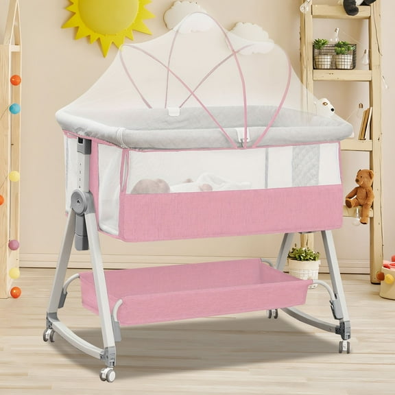 baby bed pink 908003