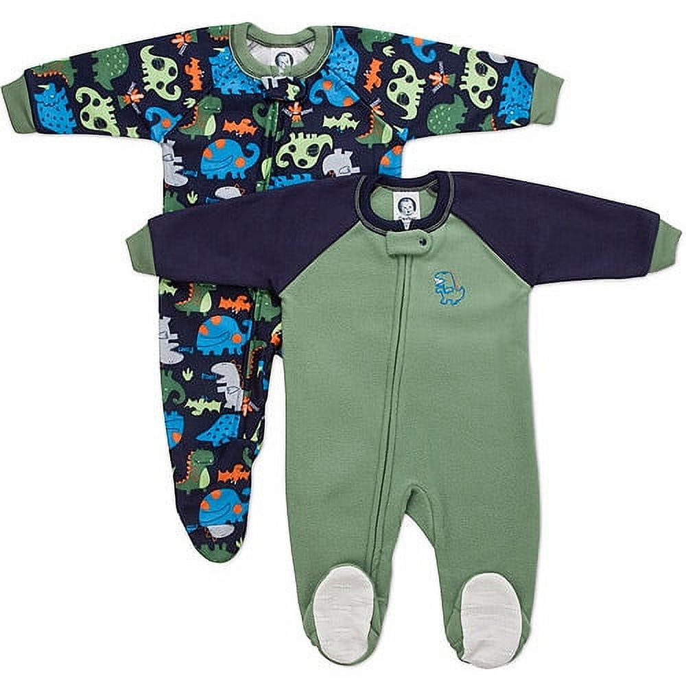 baby boys' blanket sleepers 2pack