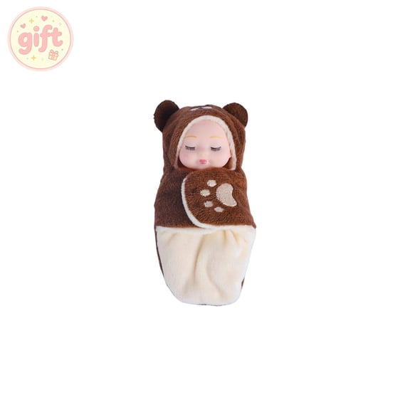 Realistic Baby Doll, Lifelike Sleeping Reborn Soothing Simulation Toddler Toys, Kids Pretend Play Toys, Ideal 1 Year Old Girl & Boy Gifts for Daily Companion & Holiday Gifting
