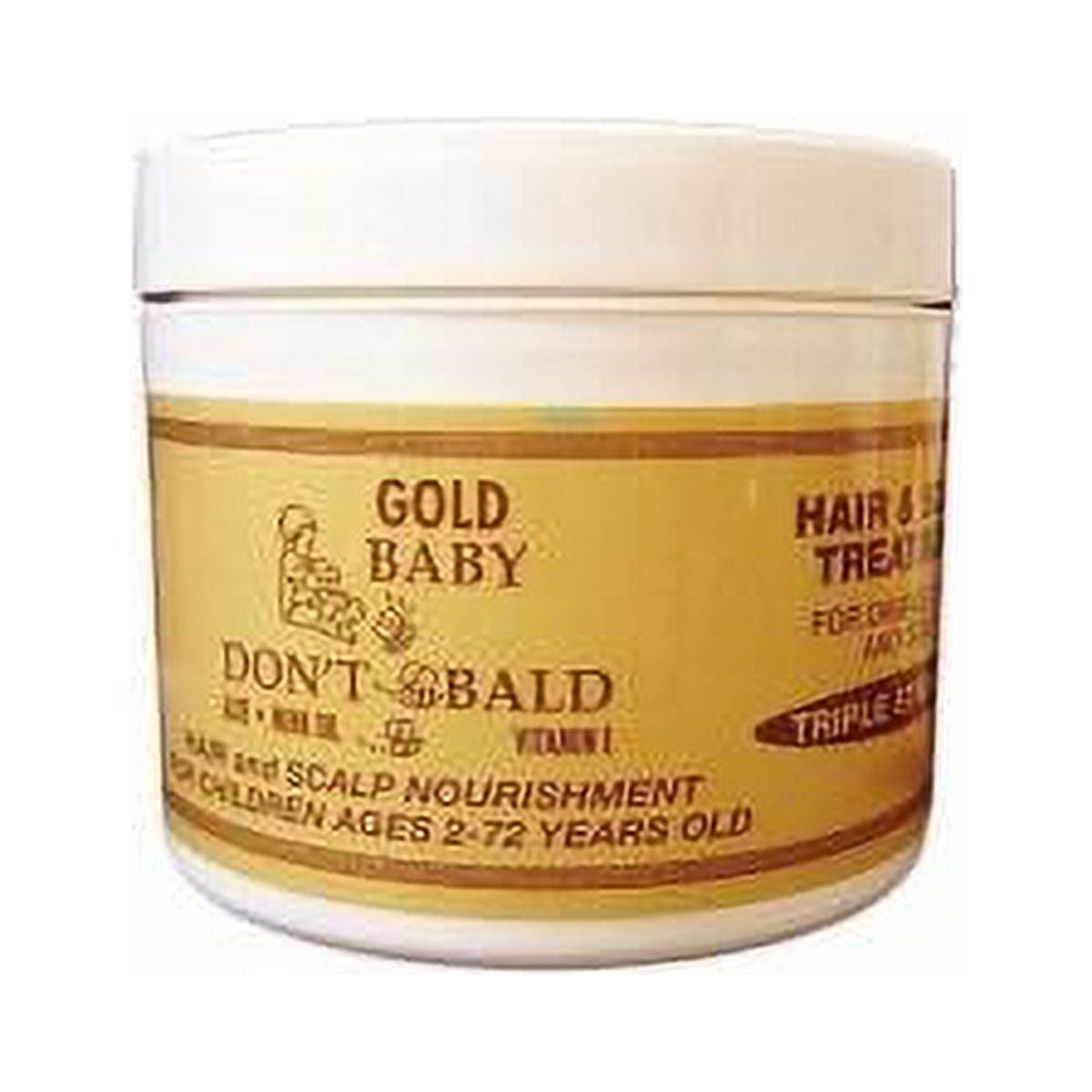 baby dont be bald gold hair and scalp treatment 8 oz