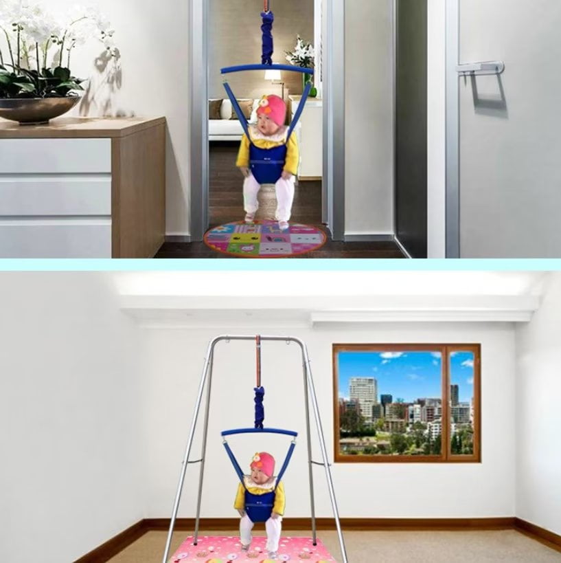 baby exerciser with super stand for active babies who love to jump and