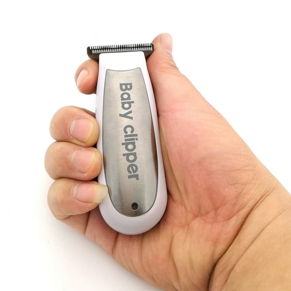 baby hair clippers - electric hair trimmer with 3 heads & 3 guide combs, quiet & professional, rechargeable waterproof cordless haircut kit for kids infants men and women