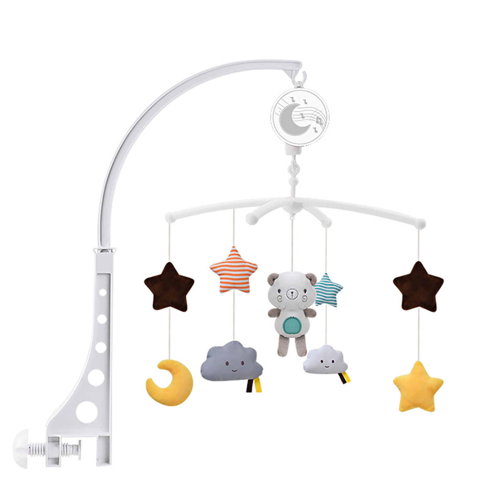 baby mobile for Cute Musical Baby Crib Mobile Little Bear, Raccoon, Owl or Mobile for Crib with Rotating Toys, Infant Bed Decor for Boys Girls