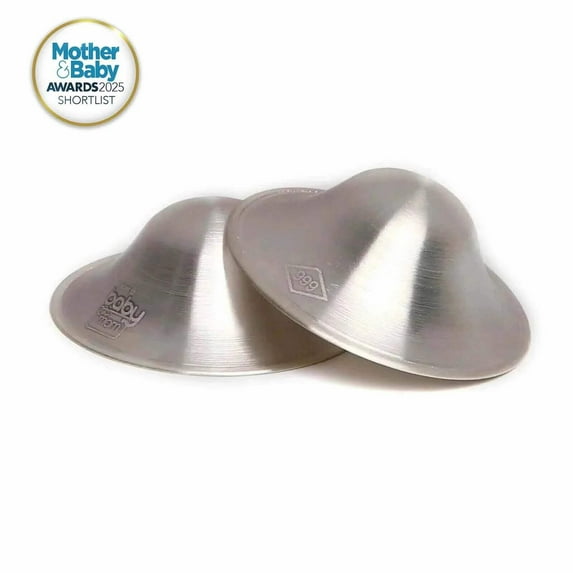 baby mom 2-Pack 999 Sterling Silver Nipple Shield Cover/Nipple Cups