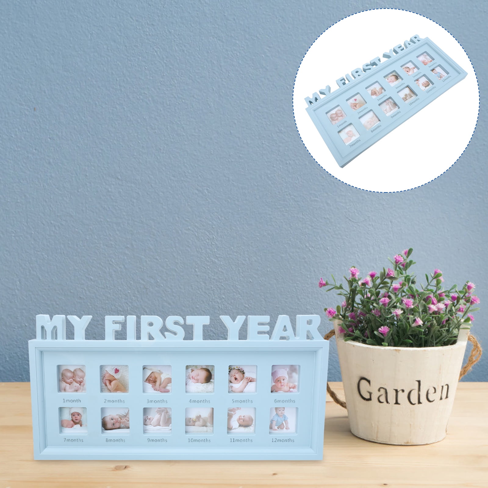 baby picture frame Baby First Year Picture Frame 12 Month Milestone