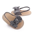 thumbnail image 1 of baby sAndals Bowknot Print Soft Sole Anti Slip Breathable First Walker Prewalker SAndals for Everyday Activity Grey 0 Months-6 Months, 1 of 6