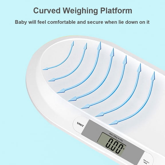 baby scales for weighing For Digital Baby Scale for Weighing Up to 20kg/44lb Infant Scale Newborn Baby Scale LCD Screen Display 2 Weighing Modeskg/lb Accurate Digital Scale for Infant Babies Toddlers