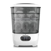 Baby Brezza Bottle Sterilizer and Dryer Advanced – 33% Faster - Largest Capacity Steam Sanitizer - Universal Sterilization Machine for All Bottles + Pump Parts - HEPA Air Filter