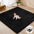 thumbnail image 1 of babyeap Baby Play Mat,50"x50" Playpen Mat,1.3" Extra Thick Crawling Mat for Floor Cushion,Removable Washable Cover Playmat for Babies Toddlers Infant,Black, 1 of 7