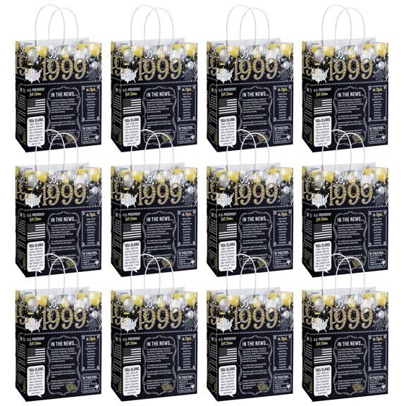 back in 1999 Birthday Party Favors Bag back in 1999 Gift Bags Party Candy Snack Bag