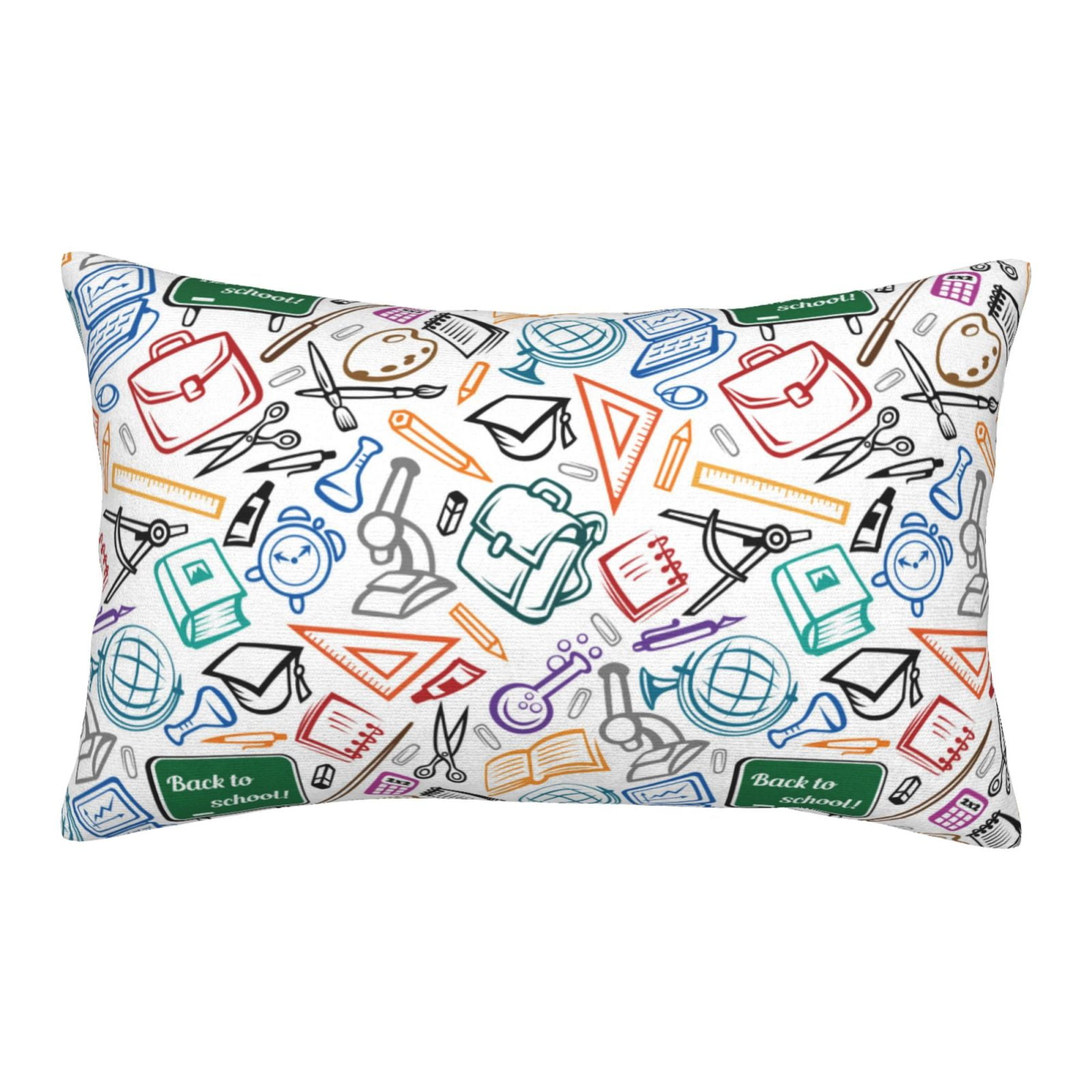 back to school Toddler Pillowcases 14" x 20" Kids Pillowcases for Girls and Boys, Soft