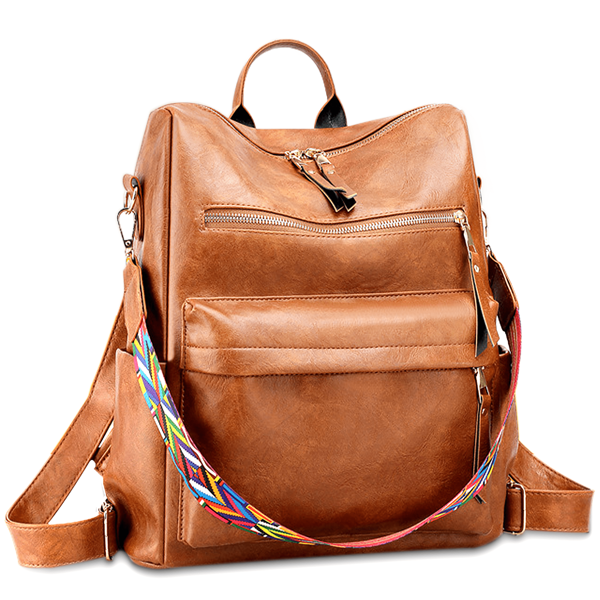 Book bag purse Ivy Mini Backpack - Black Soft Grain Leather main image 3