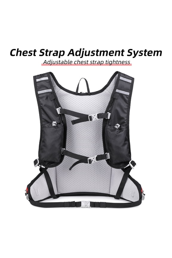 backpacking backpack Backpack Hiking Necessities 12L Backpacking Backpack Water Resistant for Running & Camping Chest Strap Adjustable Reflective Design Lightweight