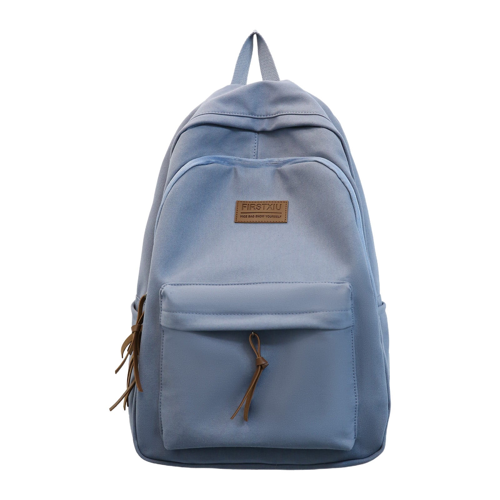 backpacks for high school kids backpack backpacks for girls 10 12 cheap Middle School Backpack Unisex Simple Solid Color Large Capacity Casual Versatile Travel College Backpack Walmart