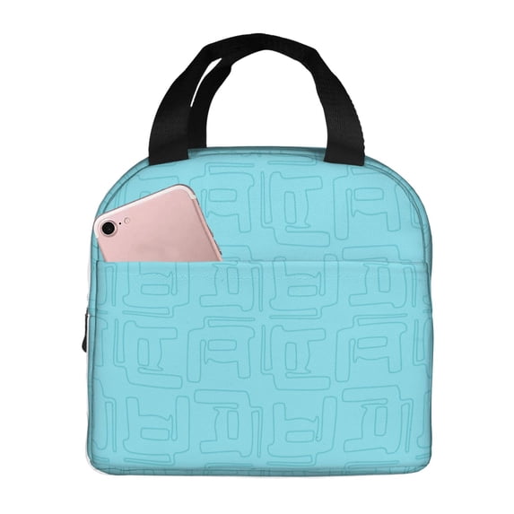 badge Lunch Bag Lunch Bag Tote Bag Insulated Lunch Box Picnic Beach Fishing Work