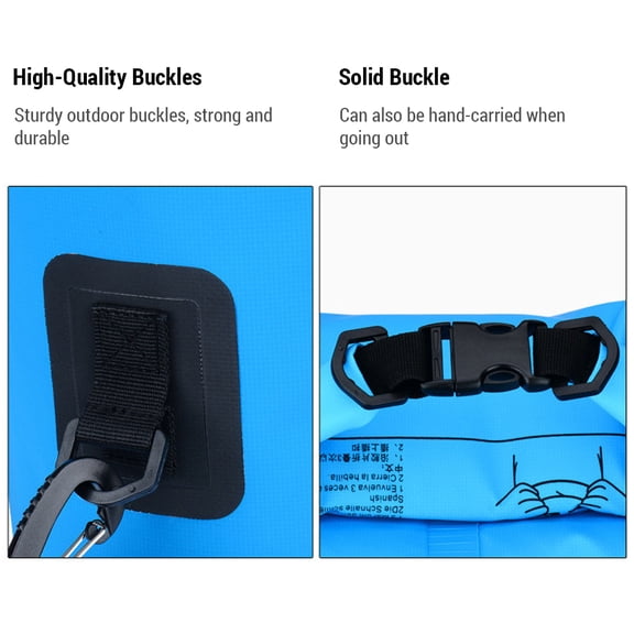 bag,Pvc Waterproof Waterproof Men/women Barrel Pvc Waterproof Waterproof Pvc Portable Durable Boat Tote Men 15l/30l Roll- With Tote Men Waterproof Grey 30L Backpack