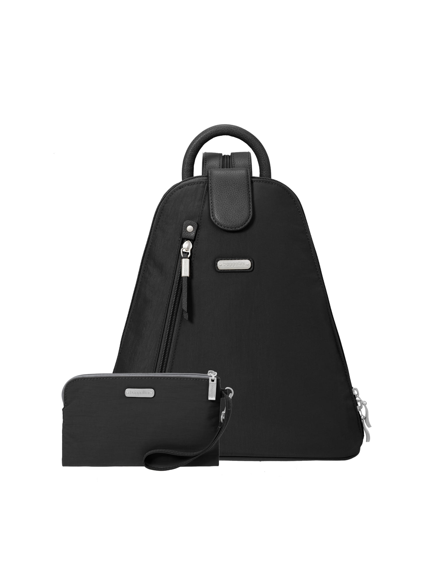 baggallini Women's Metro Backpack with RFID Phone Wristlet